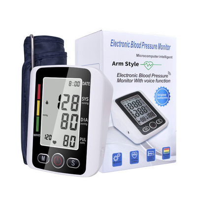 Medizinische Arm-Hauptart Sphygmomanometer mit einer intelligenten Anzeigen-Sprachsendung