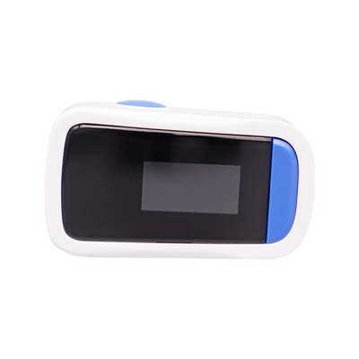 Finger-Clip-Pulsoximeter zeigen vier Messbereich 70%-100% der Farbeoled SpO2 an