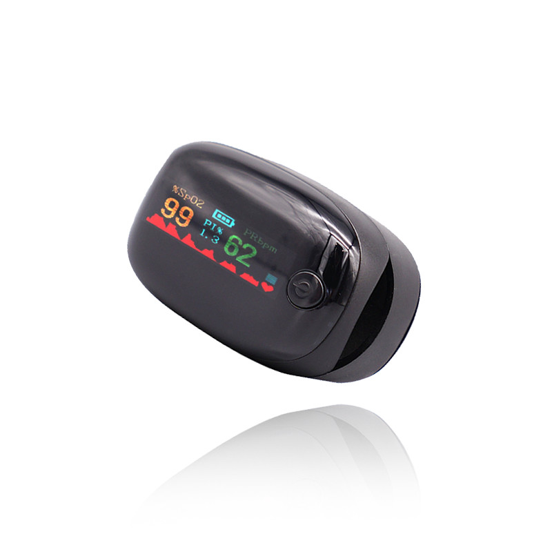 Hauptfarbe OLED 0,96&quot; des ISO-Finger-Blut-Oxygenmesser-medizinische Pulsoximeter-vier