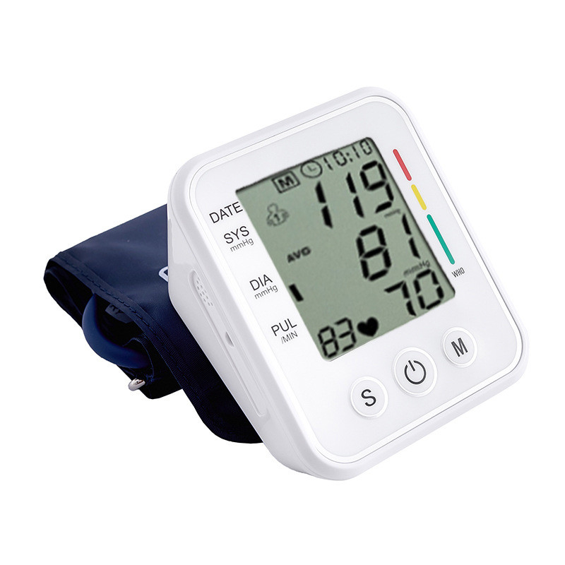 Intelligenter Digitalanzeigen-Blutdruck-Monitor LCD mit dem umfangreichen Sprachbericht